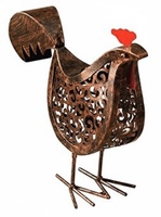 Gallina Metalica Led Cabeza Abajo Gallina Metalica Led Cabeza Abajo