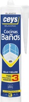 Ceys Triprotect Cocina y Baño Blanco Cartucho 280 gr Ceys Triprotect Cocina y Baño Blanco Cartucho 280 gr
