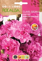Semilla Clavel Gigante Mejorado Rosa Fuerte