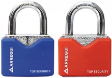 2 Candados acero Rojo / Azul 30mm