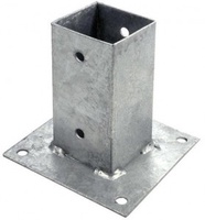 Anclaje Poste Cuadrado Madera 7x7 Anclaje Poste Cuadrado Madera 7x7