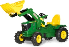 Tractor John Deere con Bulldozer 6210r Ruedas Neumaticas