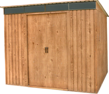 Caseta Metalica Jardin Duramax Modelo Pentroof 8x6 Wi-n