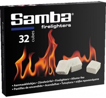 Pastilla Encendido blanca Extra 32 uds Samba