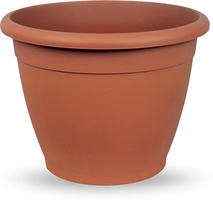 Maceta Naxos Plastico Terracota 35cm