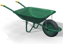 Carretillo Verde Sanz Rueda Neumatica 60 Litros Carretillo Verde Sanz Rueda Neumatica 60 Litros