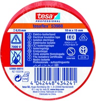 Cinta Aislante Tesa Roja 15 mm 10 Metros