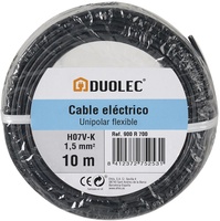 Cable Electrico 1.5mm*10m Negro Duolec