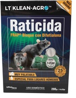Raticida Klean Agro en Bloque 280 gr