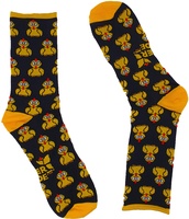 Calcetin Zuper Deportivo Pollitos/negro Talla Peque�a 36-40