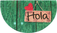 Felpudo Media Luna Coco Blanco Chic 40x70