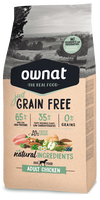 Pienso Perros Ownat Just Grain Free Adult Pollo 3 kg