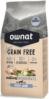 Pienso Perros Ownat Just Grain Free Adult Cordero 14 kg