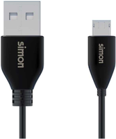 Cable Micro Usb a Usb a 1 Metro Negro Simon