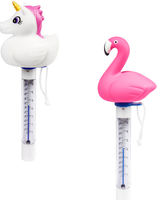 Termometro Flotador para Piscina Unicornio / Flamenco