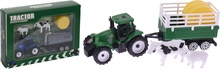 Tractor Juguete con Remolque 17 cm