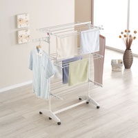 Tendedero Torre Plegable 3 Niveles con Ruedas Tendedero Torre Plegable 3 Niveles con Ruedas