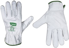 Guante Piel Flor Color Blanco Talla 10 Guante Piel Flor Color Blanco Talla 10