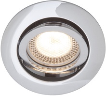 Foco Empotrable sin Bombilla � 84mm Crom