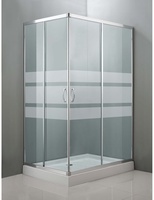 Mampara Ducha Angular 2 Puertas Plato 70x100 cm