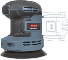 Lijadora Excentrica Pro XF20-E 20V S/bateria Lijadora Excentrica Pro XF20-E 20V S/bateria