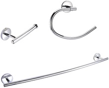 Jgo. 3 Acces.ba�o Cromados Basic Habitex