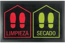 Felpudo Desinfeccion Pro-sani Rojo/verde 45x70cm