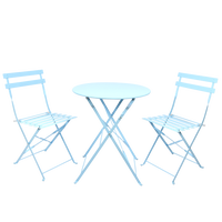 Conjunto Jardin y Terraza Bistro Acero