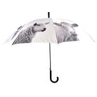 Paraguas Animales de Granja Blanco y Negro