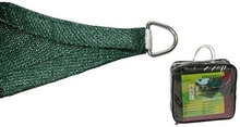 Kit SunNet Malla Sombreado Verde Triangular 3x3x3 m 
