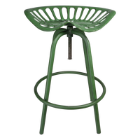 Taburete Dise�o Tractor Verde Acero