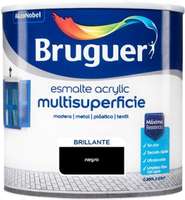 Esmalte Acr�lico Brillante Negro Bruguer 250ml