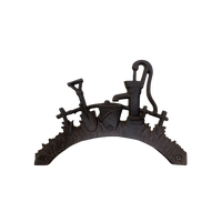 Portamanguera hierro jardin 27x14x19