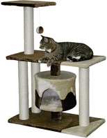 Arbol rascador Gatos Beige Cade alto 96 cm