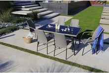 Mesa Ratan Sintetico Habana 150x90cm