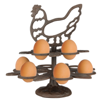 Huevera de Hierro Fundido Retro Gallina