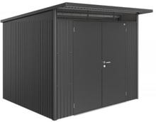 Caseta AvantGarde 260 x 220 x 218 gris oscuro con puerta doble