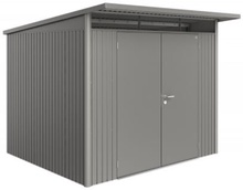 Caseta AvantGarde 260 x 260 x 218 gris cuarzo con doble puerta