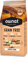 Pienso Perros Ownat Grain Free Prime Junior Cordero 12 kg