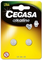 Pila Cegasa Alcalina LR44 1,5V Blister 2 Uds