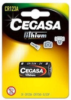Pila Cegasa Litio CR123A 3V 