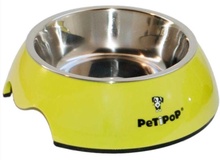 Comedero de Melamina Petipop Verde S