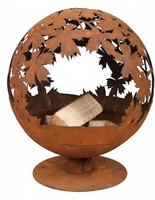 Brasero Bola de Fuego Hojas