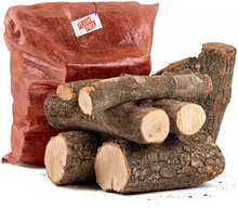 Bolsa Troncos Le�a Madera 12 kg