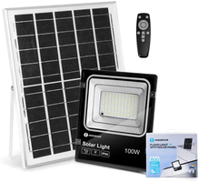 Foco Led con Panel Solar 100W