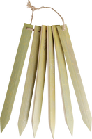 Etiquetas Plantas de Bambu Largas Juego 6 unidades Etiquetas Plantas de Bambu Largas Juego 6 unidades