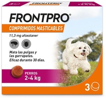 FrontPro Masticables Antiparasitario 2-4 Kg Caja 3 Unidades