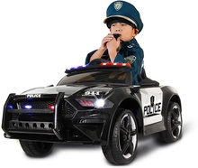 Coche de Policia Ride-on US Police Car 12V