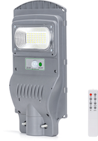 Farola solar led exterior 50w  con sensor movimiento y control remoto Aigostar