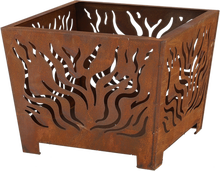 Brasero Dise�o Cuadrado Oxido S